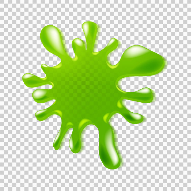 逼真的绿色黏液图片下载