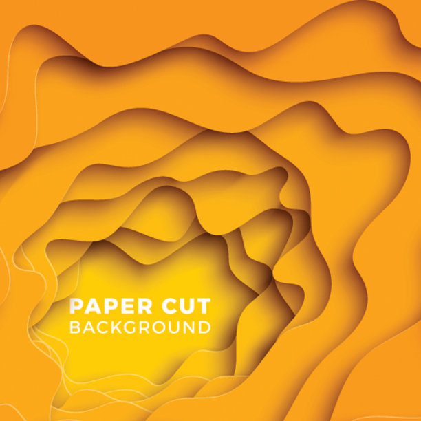 三维几何背景与现实的剪纸层。矢量设计布局的报告，传单，邀请，海报，横幅图片下载