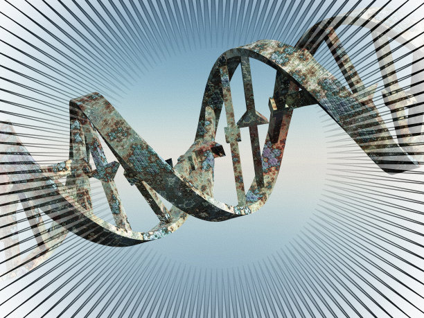 受损的DNA链图片下载