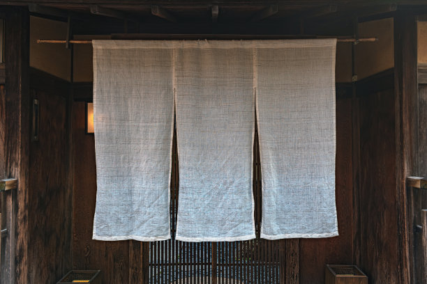 日本织物窗帘图片下载