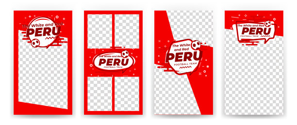 一套封面布局，几何模板与空间的照片和图标足球，足球。矢量插图。足球图案。图片下载