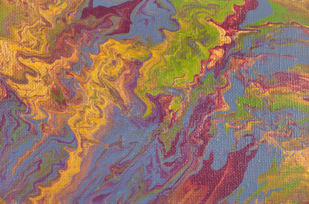 黄色和灰色的图片在流体丙烯酸技术图片下载