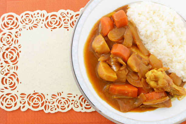 美味的咖喱饭图片下载