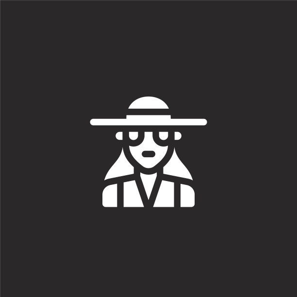 预科生图标。充满预科学校图标的网站设计和移动，应用程序开发。预科学校的图标从充满城市部落收集孤立的黑色背景。图片下载