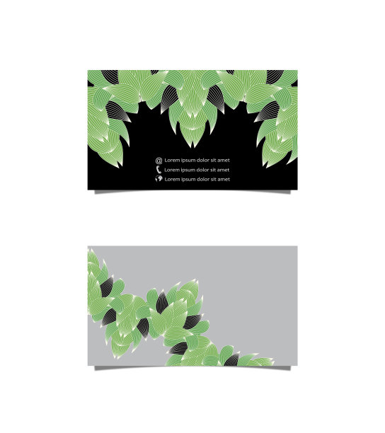 花卉的名片图片下载