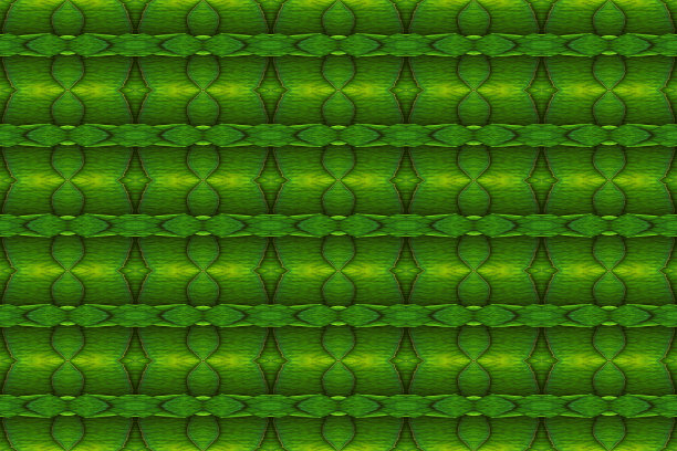 叶子图片上的平铺图案。图片下载