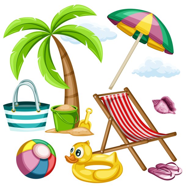 女孩海滩图片下载