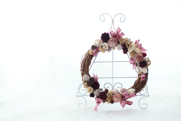 秋天的花环图片下载