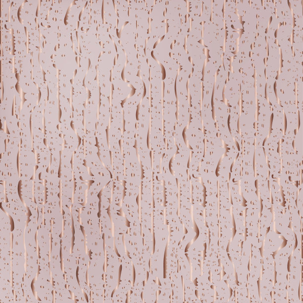 粉红色的黄金。垂直波浪线。散发天然面料、棉、麻的质感。封面设计，展示，壁纸，纺织品。无缝矢量极简主义风格。图片下载