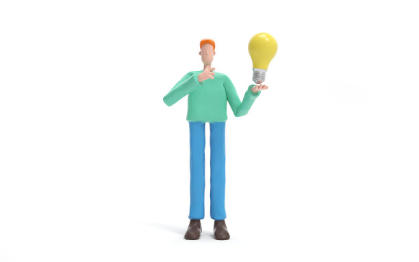 灯泡和想法图片下载