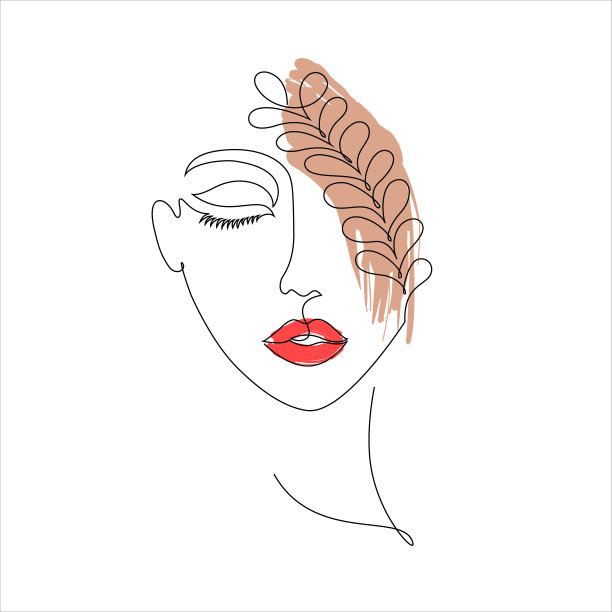 白底女子图片下载