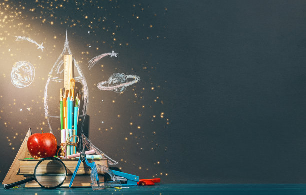 回到学校的概念背景图片下载