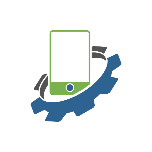 齿轮智能手机业务设计模板矢量图标图片下载