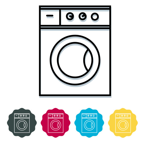 家用电器-洗衣机股票图标图片下载