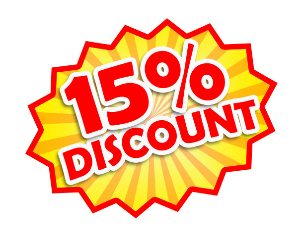 英语折扣标签15%图片下载