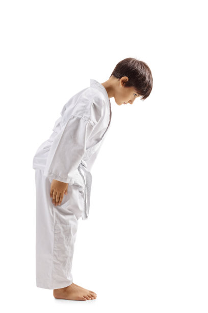 空手道小子鞠躬图片下载