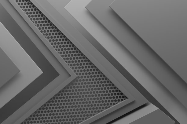现代灰色空间图形背景纹理模式3d插图图片下载