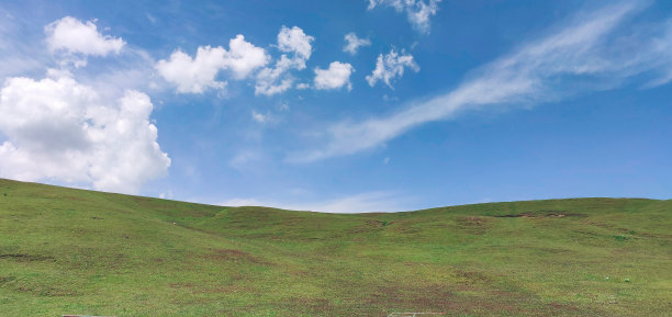 印度查谟和克什米尔的古马格绿草地。图片下载