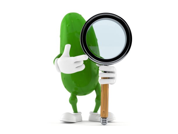 黄瓜性状用放大镜图片下载