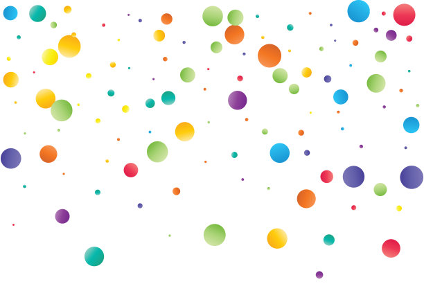 节日色彩圆形彩纸背景。抽象框架五彩纸屑纹理的假期，明信片，海报，网站，嘉年华会，生日和儿童聚会。封面纸屑模型。婚礼卡片布置图片下载