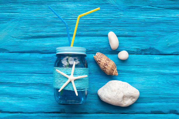 夏季鸡尾酒。图片下载