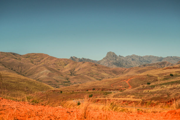 从RN7路，从塔那那利佛到图里尔岛/马达加斯加的景色图片下载