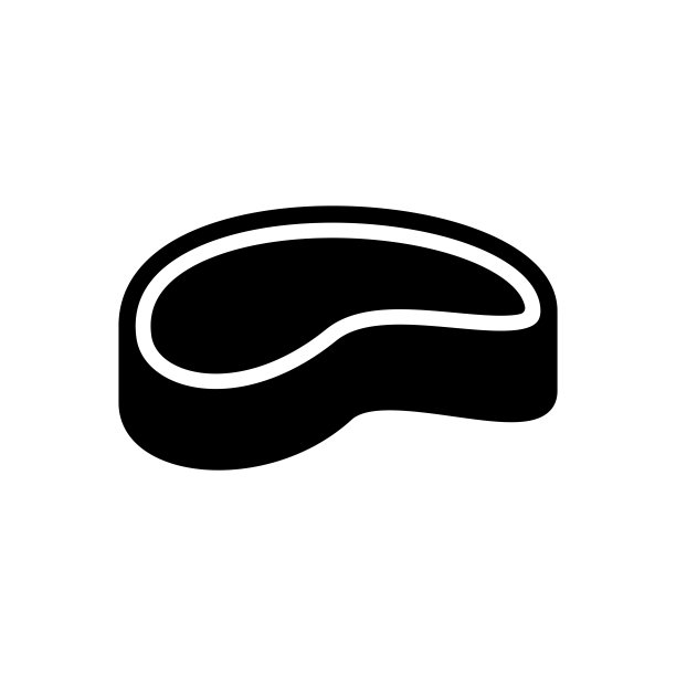 肉类图标矢量标志模板图片下载