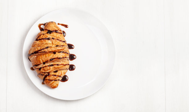 白面包上的巧克力图片下载