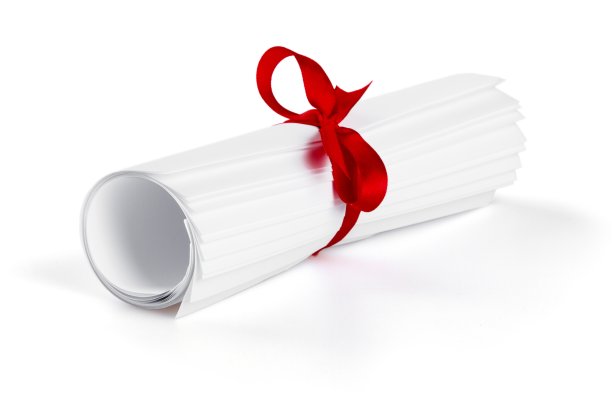 证书。图片下载