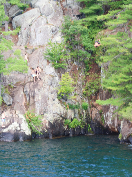 纽约的悬崖跳水图片下载