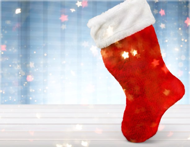 圣诞袜。图片下载