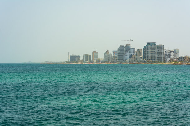 特拉维夫海岸线景观图片下载