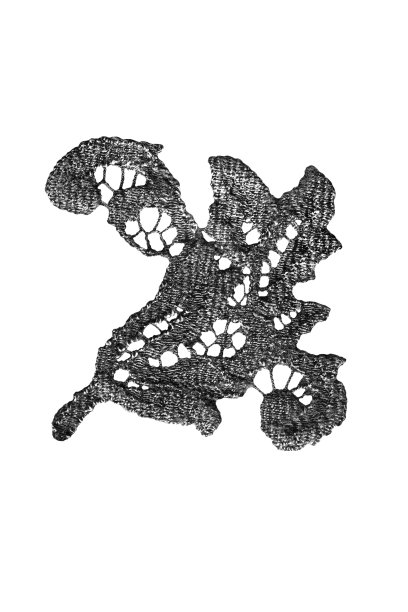 黑色蕾丝孤立图片下载