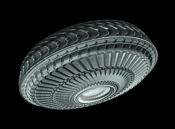 太空飞船的科幻元素，未来概念设计图片下载