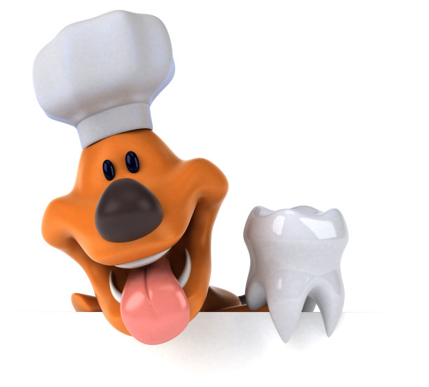 有趣的狗- 3D插图图片下载