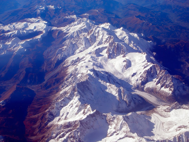 勃朗峰冰川图片下载