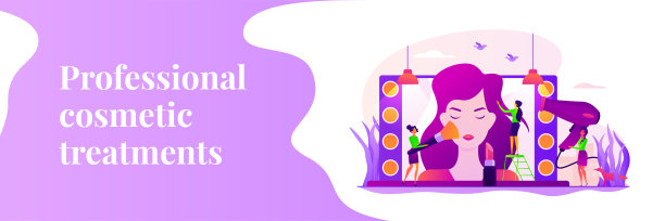 美容院网站横幅概念图片下载