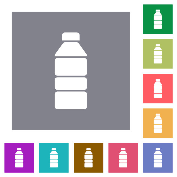 水瓶的方形图标图片下载