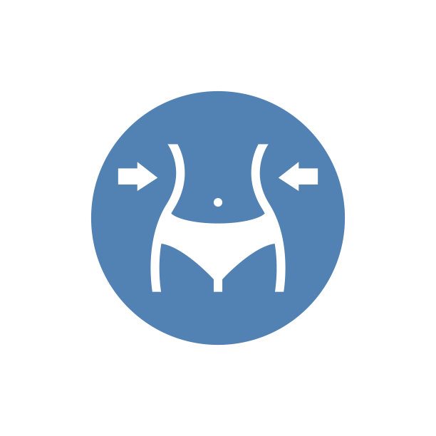 减肥图标，健身和运动，苗条的身体与卷尺符号矢量图形，白色背景上的线性图案，eps 10。图片下载