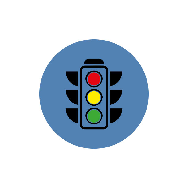 交通灯图标。时髦的现代矢量符号网站设计或移动应用程序。图片下载