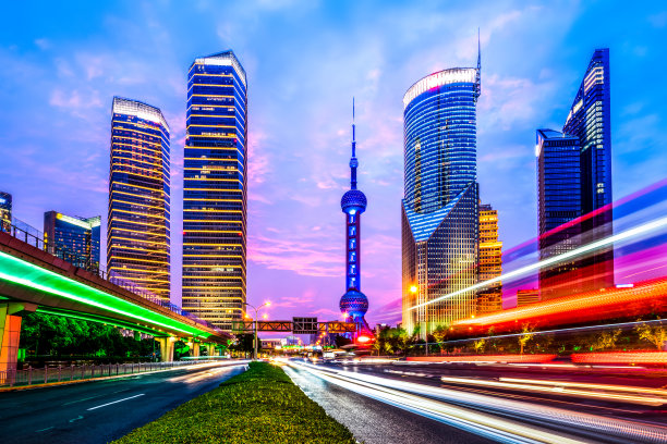 城市之夜的运动速度效果图片下载