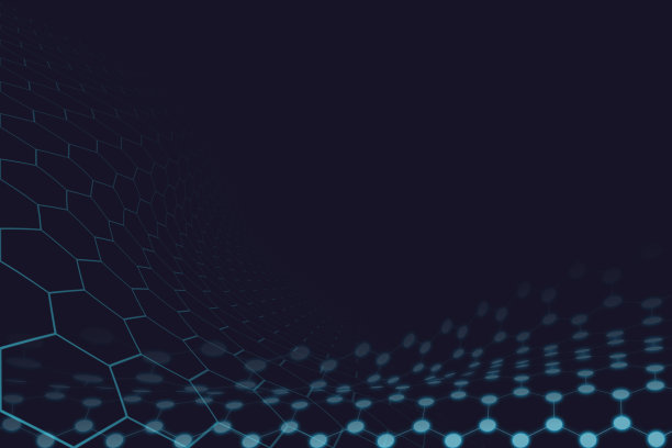 未来六边形背景科学插图。住房和城市发展部的元素。技术的概念。三维景观。大数据未来抽象背景图片下载