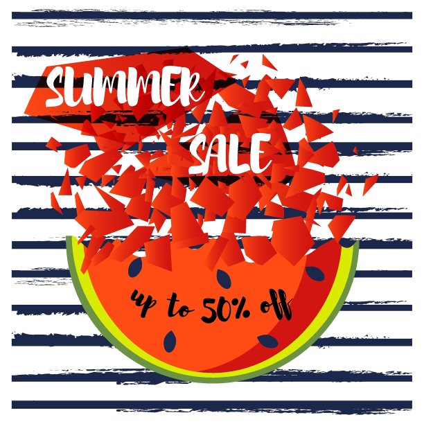 夏季销售模板图片下载