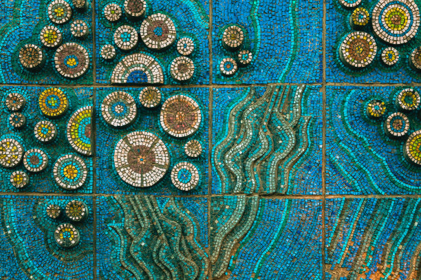 老苏联婚礼三维马赛克图片下载