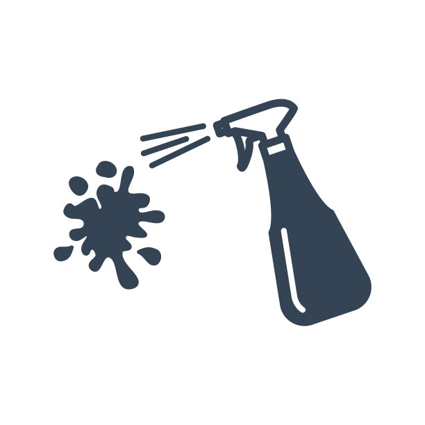 黑色图标去污剂，清洁剂图片下载