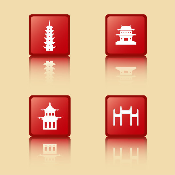 中国古建筑典藏，塔，亭，庙，牌坊图片下载