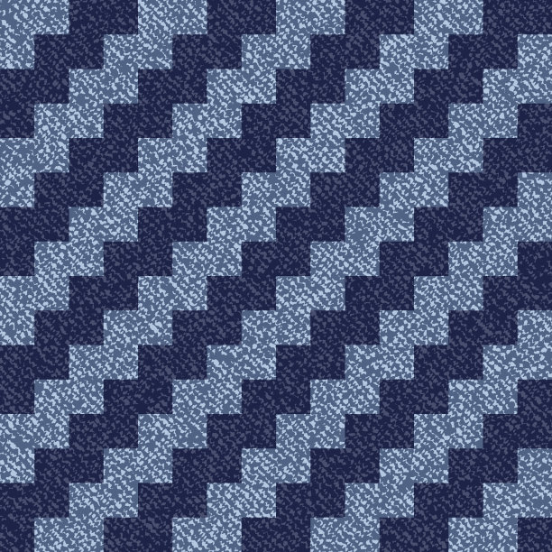 牛仔裤靛蓝条纹衬衫背景。牛仔无缝矢量纺织图案。蓝色牛仔布与人字形斜条纹重复图案瓷砖。男人的时尚面料图片下载