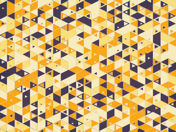 现代背景与凉爽的三角形图案。三维渲染图片下载