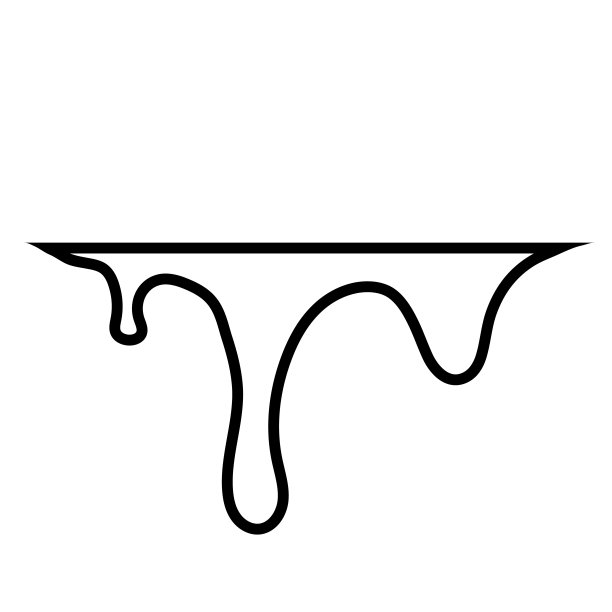 滴漆套装。液体滴。滴线图标隔离在白色背景上图片下载