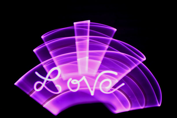 灯光效果与光画的情感。图片下载